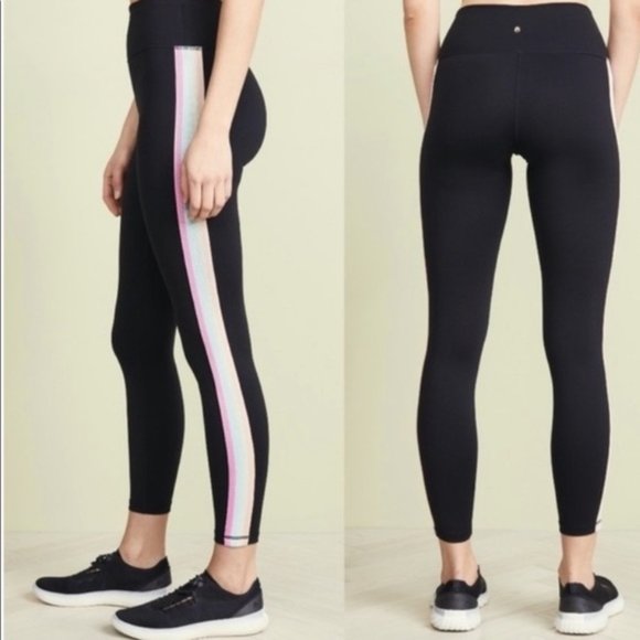 Spiritual Gangster Athletic Stripe Practice Legging Pastel S - Picture 1 of 5
